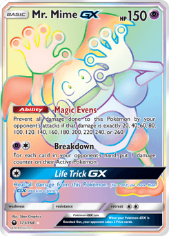 Mr. Mime-GX 173/168 — Celestial Storm
