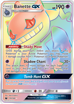 Banette-GX 174/168 — Celestial Storm
