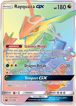 Rayquaza-GX 177/168 — Celestial Storm