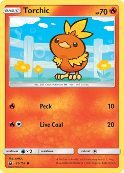 Torchic 26/168 — Celestial Storm