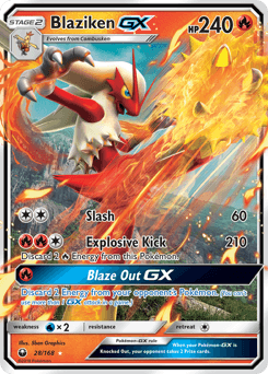 Blaziken-GX 28/168 — Celestial Storm