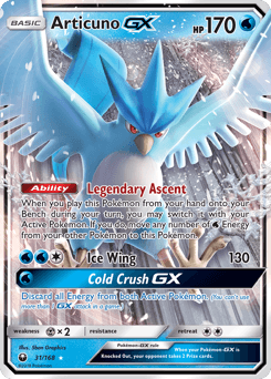Articuno-GX 31/168 — Celestial Storm