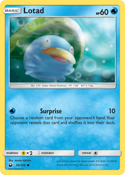 Lotad 36/168 — Celestial Storm