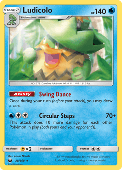 Ludicolo 38/168 — Celestial Storm