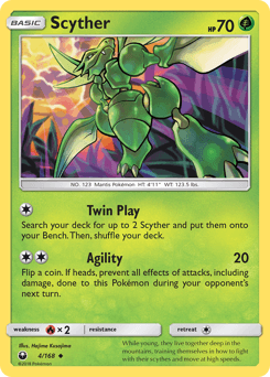 Scyther 4/168 — Celestial Storm