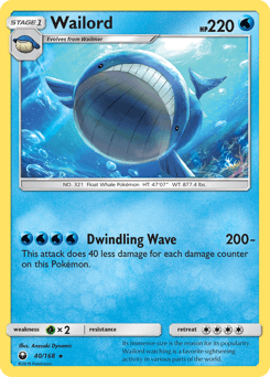 Wailord 40/168 — Celestial Storm