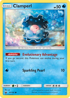 Clamperl 41/168 — Celestial Storm