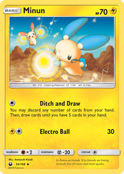 Minun 54/168 — Celestial Storm