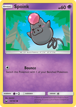 Spoink 59/168 — Celestial Storm