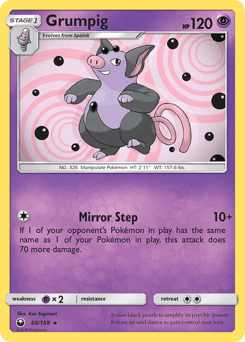 Grumpig 60/168 — Celestial Storm