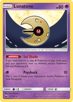 Lunatone 61/168 — Celestial Storm