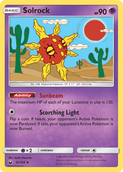 Solrock 62/168 — Celestial Storm