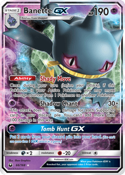 Banette-GX 66/168 — Celestial Storm
