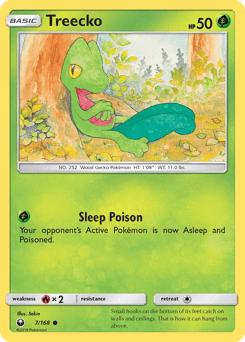 Treecko 7/168 — Celestial Storm
