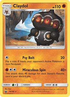 Claydol 79/168 — Celestial Storm