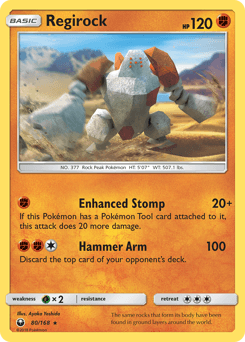Regirock 80/168 — Celestial Storm