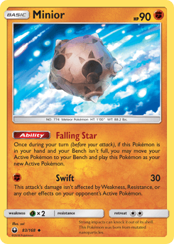 Minior 83/168 — Celestial Storm
