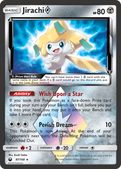 Jirachi ◇ 97/168 — Celestial Storm
