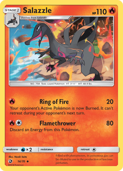 Salazzle 14/70 — Dragon Majesty