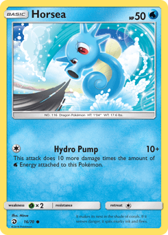 Horsea 16/70 — Dragon Majesty