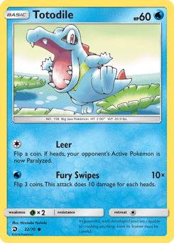 Totodile 22/70 — Dragon Majesty
