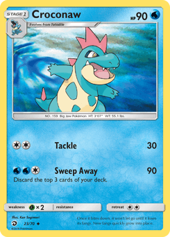 Croconaw 23/70 — Dragon Majesty