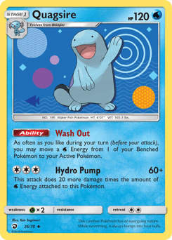 Quagsire 26/70 — Dragon Majesty