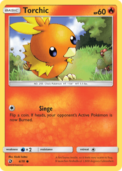 Torchic 4/70 — Dragon Majesty