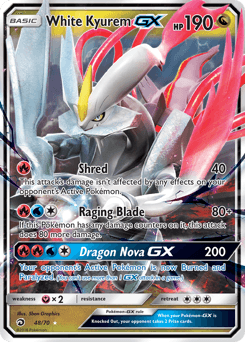 White Kyurem-GX 48/70 — Dragon Majesty