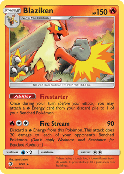 Blaziken 6/70 — Dragon Majesty