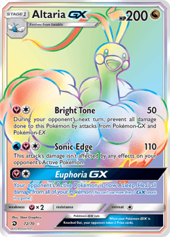 Altaria-GX 72/70 — Dragon Majesty