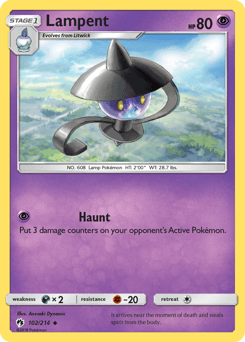 Lampent 102/214 — Lost Thunder