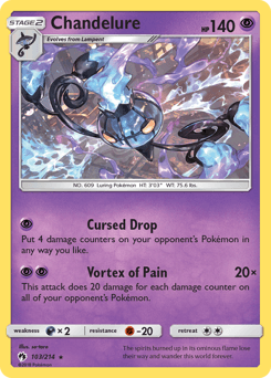 Chandelure 103/214 — Lost Thunder