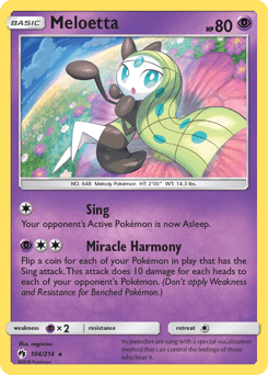 Meloetta 104/214 — Lost Thunder