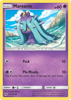 Mareanie 105/214 — Lost Thunder