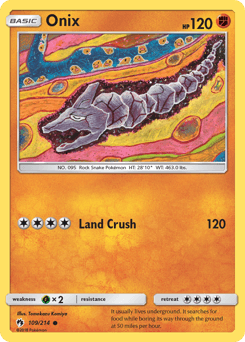 Onix 109/214 — Lost Thunder