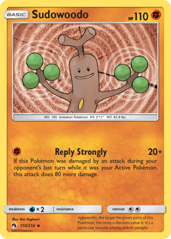 Sudowoodo 110/214 — Lost Thunder