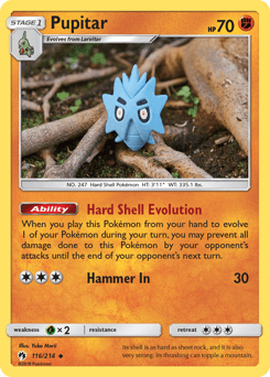 Pupitar 116/214 — Lost Thunder