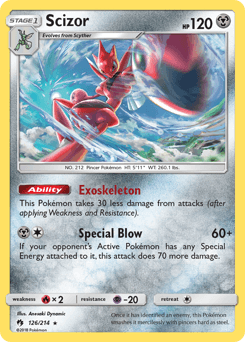 Scizor 126/214 — Lost Thunder