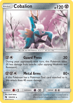 Cobalion 129/214 — Lost Thunder