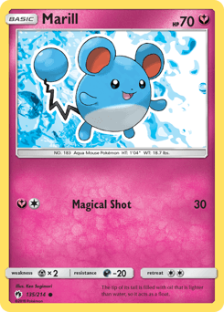 Marill 135/214 — Lost Thunder