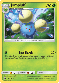 Jumpluff 14/214 — Lost Thunder