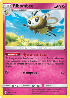 Ribombee 146/214 — Lost Thunder
