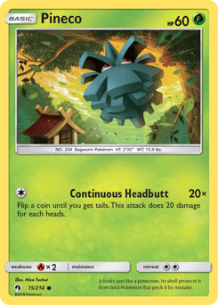 Pineco 15/214 — Lost Thunder