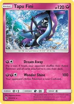 Tapu Fini 151/214 — Lost Thunder
