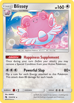 Blissey 153/214 — Lost Thunder