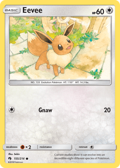 Eevee 155/214 — Lost Thunder