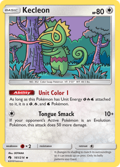 Kecleon 161/214 — Lost Thunder