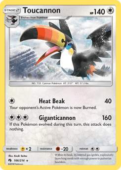 Toucannon 166/214 — Lost Thunder