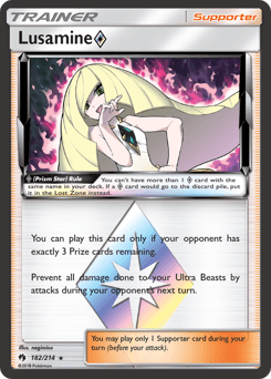 Lusamine ◇ 182/214 — Lost Thunder